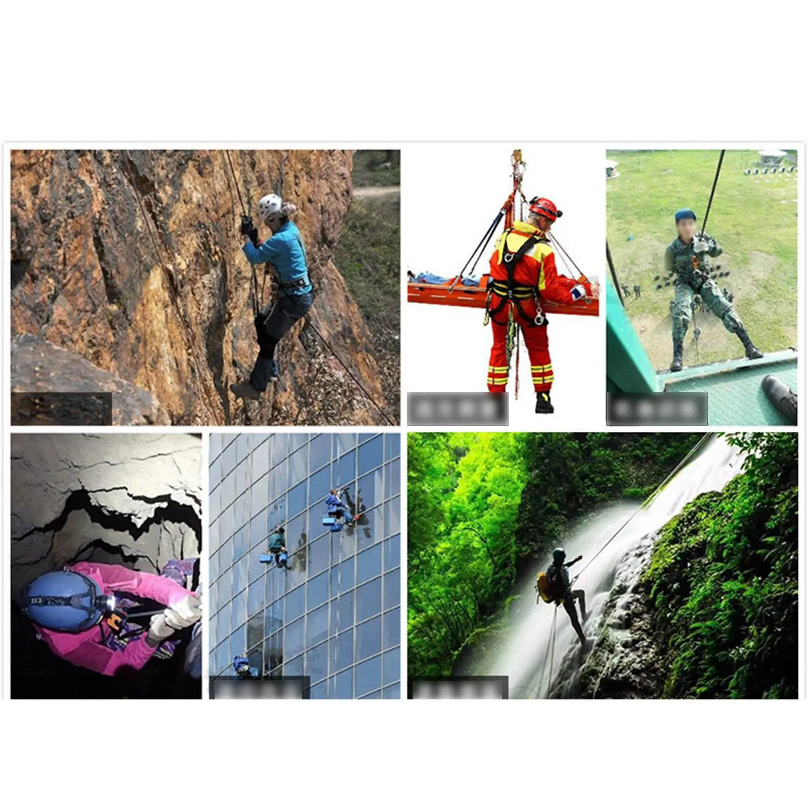 Tree Rock Climbing Harness Strap Falling Protection Heavy Duty 25kN Harness for Survival Equipment Protective Supplies Outdoor Tree Rock Climbing Harness Strap Falling Protection Heavy Duty 25kN Harness for Survival Equipment Protective Supplies Outdoor