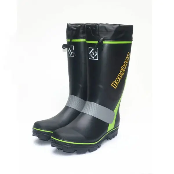 Men's Steel Nail-soled Rainboots Rubber Fishing Boots Anti-skid Gumboots Fashionable Snowshoes Rubber Shoes - Image 7