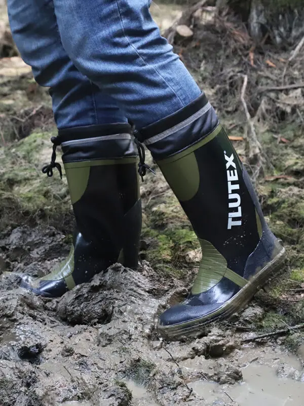 Waterproof Steel Toe High-Tube Work Boots Men's Lightweight Safe Shoes Anti-Crush Breathable Wear-Resistant Rain Shoes - Image 3