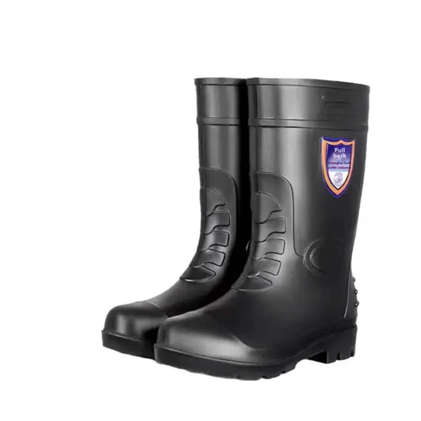Men's Work Safety Shoes 809 Mid High Boots Waterproof Non-slip Construction Site Boots Protective Cover - Image 5