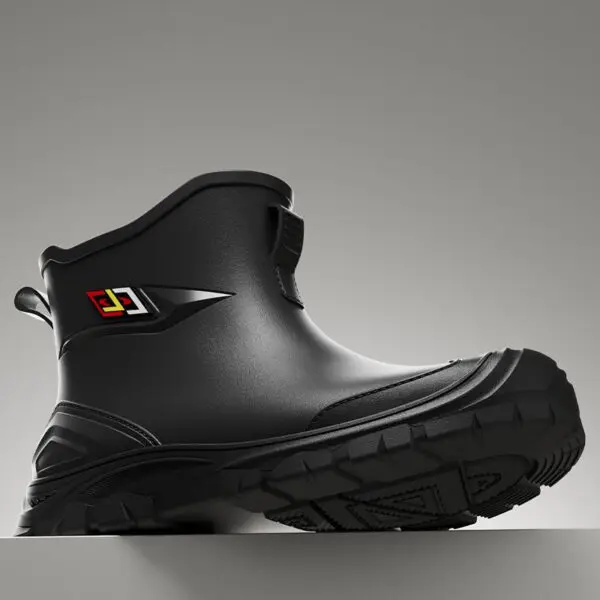 2024 New Men's Water Boots Non-slip Work Rubber Shoes Outdoor Rain Boots Men's New Waterproof Shoes Casual Camping Fishing Shoes - Image 4