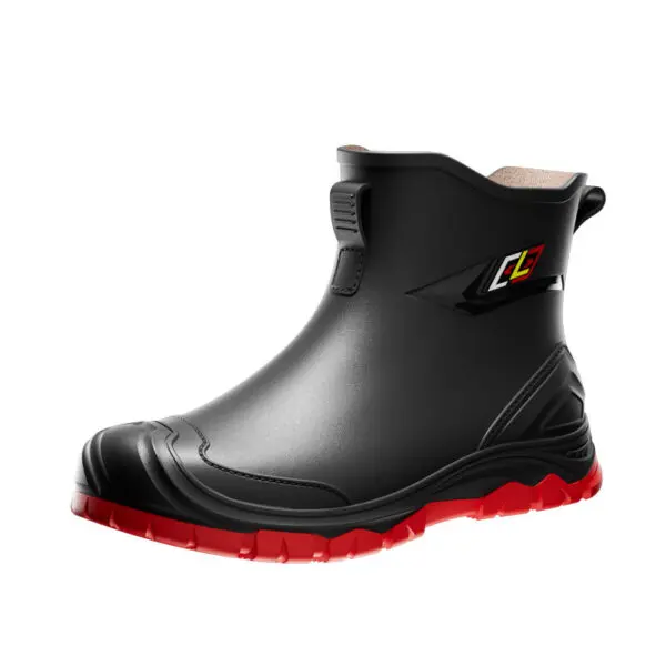 2024 New Men's Water Boots Non-slip Work Rubber Shoes Outdoor Rain Boots Men's New Waterproof Shoes Casual Camping Fishing Shoes - Image 6