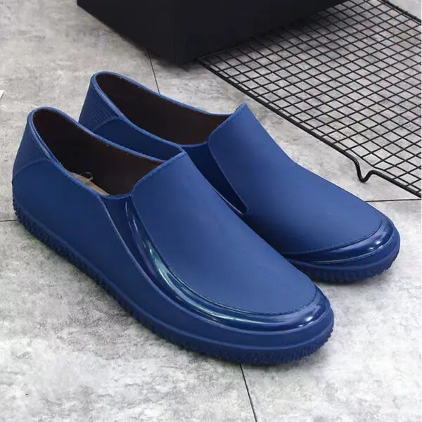 2024 New Men's Water Boots Non-slip Work Rubber Shoes Outdoor Rain Boots Men's New Waterproof Shoes Casual Camping Fishing Shoes - Image 17