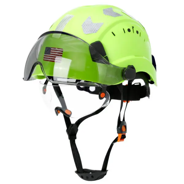 Construction Safety Helmet with Visor Built In Goggles Reflective Stickers ABS Hard Hat ANSI Industrial Work CE Engineer Cap - Image 11