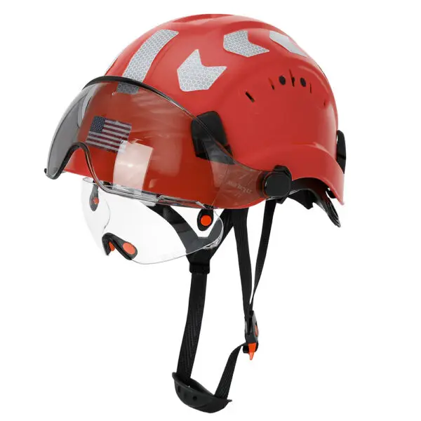 Construction Safety Helmet with Visor Built In Goggles Reflective Stickers ABS Hard Hat ANSI Industrial Work CE Engineer Cap - Image 14