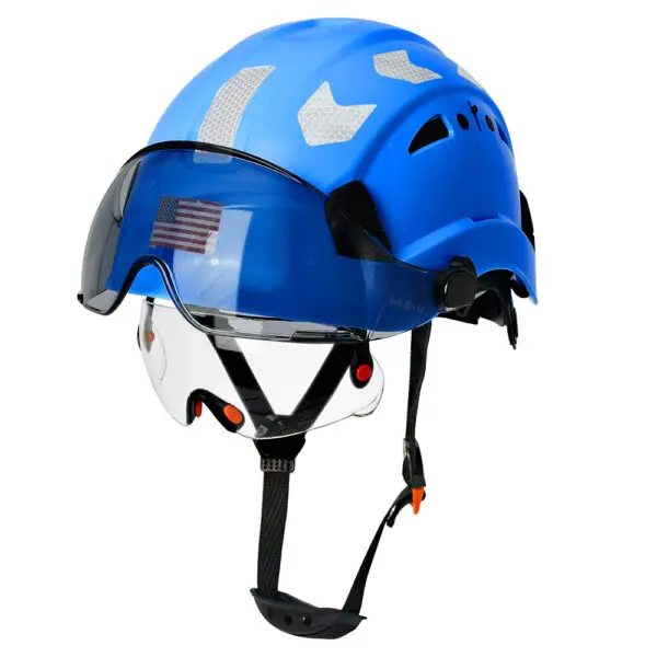 Construction Safety Helmet with Visor Built In Goggles Reflective Stickers ABS Hard Hat ANSI Industrial Work CE Engineer Cap - Image 15