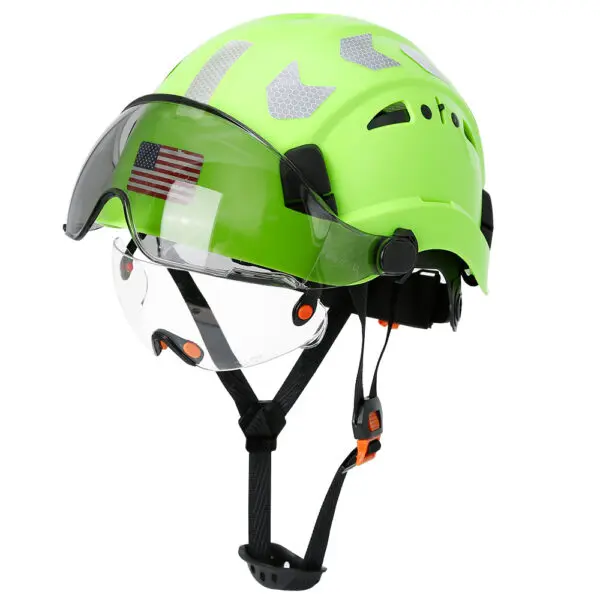 Construction Safety Helmet with Visor Built In Goggles Reflective Stickers ABS Hard Hat ANSI Industrial Work CE Engineer Cap - Image 17