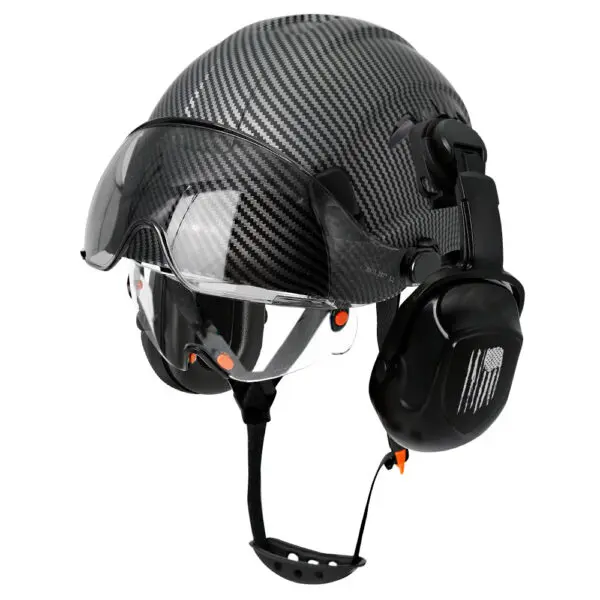 Material: high quality ABSLining: fabric liningColor: WhiteFluorescent greenChinstrip: Y-shaped cap strapinner: 6-point fabricApplicable environment: construction/factory/outdoor/rescue/ridingHat head size: 52-63cmHelmet MeetsEU standard:CE EN397:2012+A1:2012Goggles meets EU standard:CE EN166 - Image 16