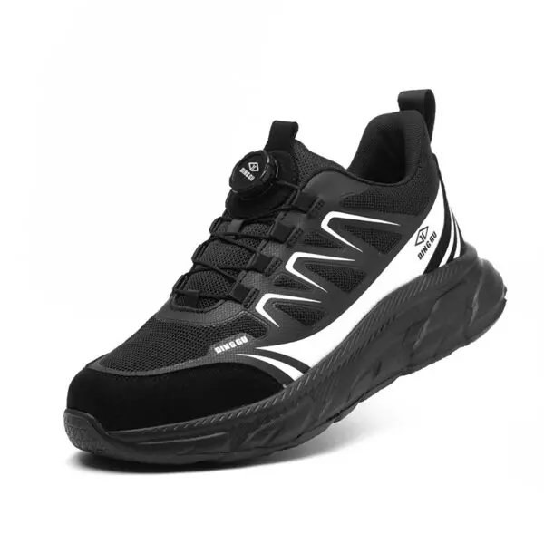 Rotating Button Men Shoes Security Sneakers Steel Toe Shoes Puncture-Proof work Shoes Anti-smash Sport Safety Shoes Protective - Image 10