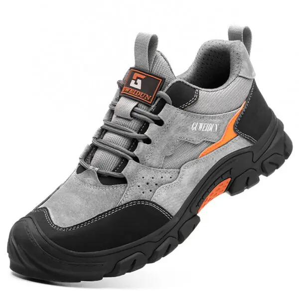 Men Safety Work Shoes Plastic Toe Safety Boots Fashion Lightweight Comfort Working Sneakers Anti-puncture Indestructible Shoes - Image 7