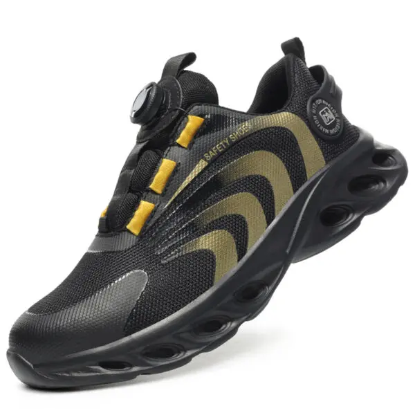 Rotary Buckle Work Sneakers Protective Shoes Lightweight Safety Shoes Puncture-Proof Anti-smash Steel Toe Shoes Work Boots Men - Image 8