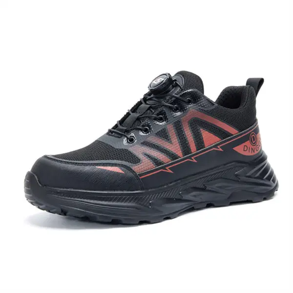 Rotating Button Men Shoes Security Sneakers Steel Toe Shoes Puncture-Proof work Shoes Anti-smash Sport Safety Shoes Protective - Image 9
