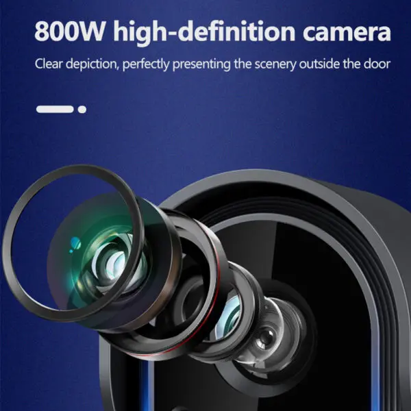 Outdoor Wireless Doorbell Phone Video Eye Doorbells Digital Door Peephole Security Protector With LED Night Vision Smart Home - Image 3