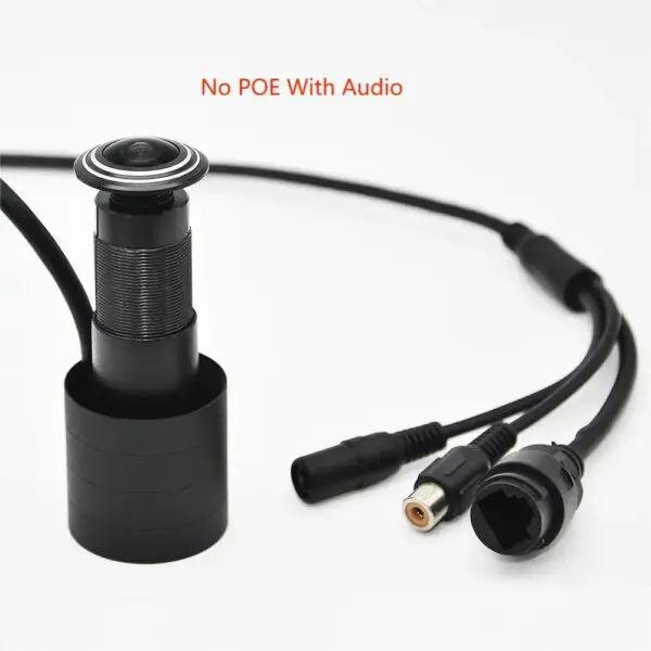 5MP Small Door Eye IP POE Camera Mini Peephole Motion Detection Video-eye Viewer Wireless Intercom Home Security Surveillance Ca - Image 9
