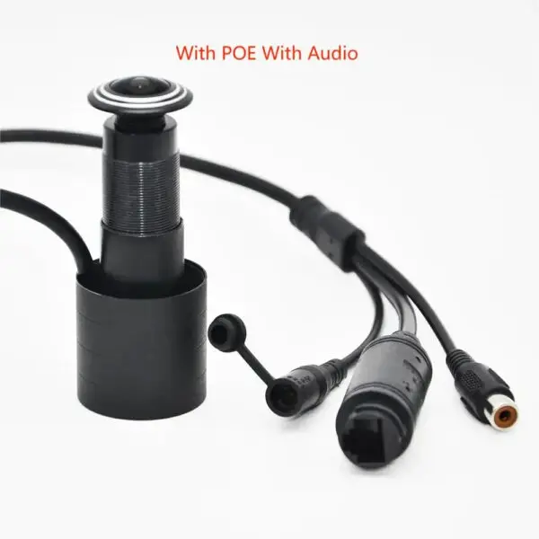 5MP Small Door Eye IP POE Camera Mini Peephole Motion Detection Video-eye Viewer Wireless Intercom Home Security Surveillance Ca - Image 10