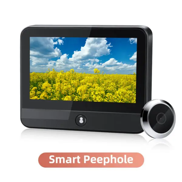 Wsdcam Wifi Doorbell 120 Degree Wide Angle Peephole Doorbell 1080P Digital Doorbell Viewer Motion Detection - Image 7