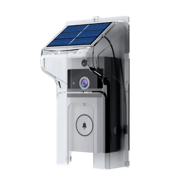 Waterproof Wireless Doorbells Solar Charge Cover Digital Door Peepholes Wifi Security Camera Intercom Video Smart Ring Door Bell - Image 5