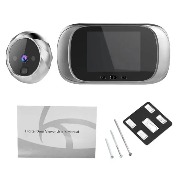 Digital Door Viewer Peephole Door Camera Doorbell 2.8-inch Night Vision Photo Shooting Digital Door Monitoring for Home Security - Image 7