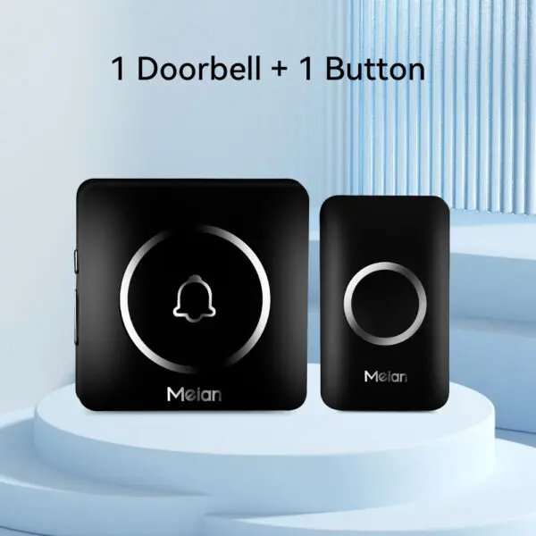 Meian-Outdoor Wireless Doorbell, Smart Home Welcome Doorbell, IP65 Waterproof Door Bell, Chime Kit, 60 Ringtone, LED Flash Alarm - Image 7