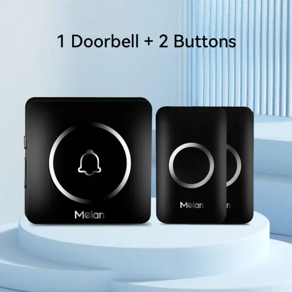 Meian-Outdoor Wireless Doorbell, Smart Home Welcome Doorbell, IP65 Waterproof Door Bell, Chime Kit, 60 Ringtone, LED Flash Alarm - Image 9