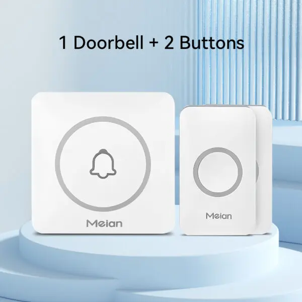 Meian-Outdoor Wireless Doorbell, Smart Home Welcome Doorbell, IP65 Waterproof Door Bell, Chime Kit, 60 Ringtone, LED Flash Alarm - Image 10