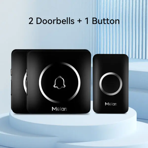 Meian-Outdoor Wireless Doorbell, Smart Home Welcome Doorbell, IP65 Waterproof Door Bell, Chime Kit, 60 Ringtone, LED Flash Alarm - Image 11