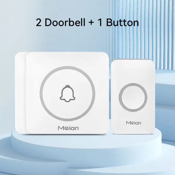 Meian-Outdoor Wireless Doorbell, Smart Home Welcome Doorbell, IP65 Waterproof Door Bell, Chime Kit, 60 Ringtone, LED Flash Alarm - Image 12