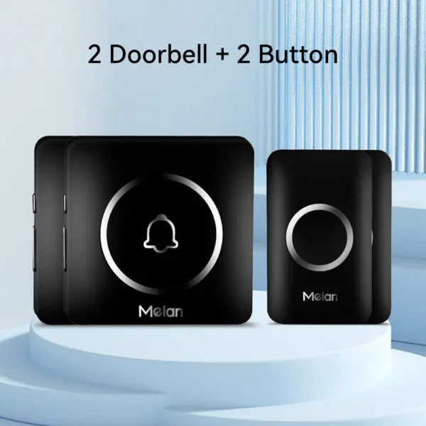 Meian-Outdoor Wireless Doorbell, Smart Home Welcome Doorbell, IP65 Waterproof Door Bell, Chime Kit, 60 Ringtone, LED Flash Alarm - Image 13