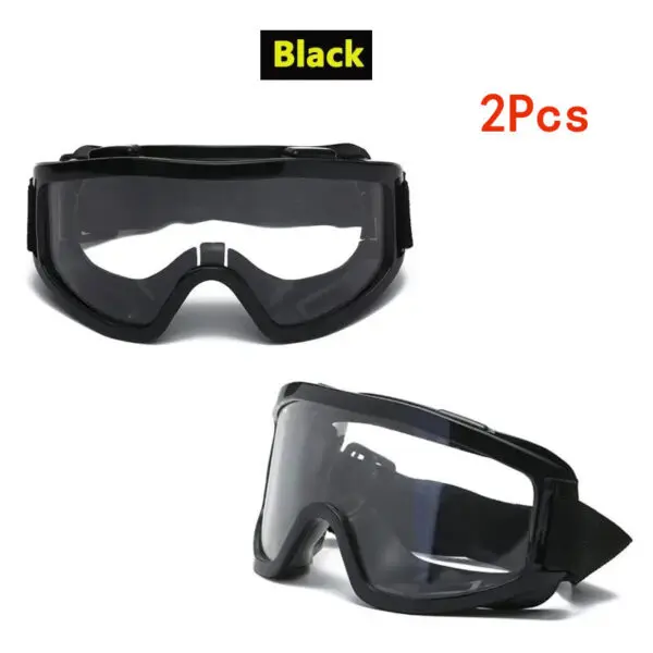 Safety Antifog Protective Goggles Safe Anti-Splash Wind-Proof Work Glasses Industrial Research Lab Cycling Riding Clear Goggles - Image 9