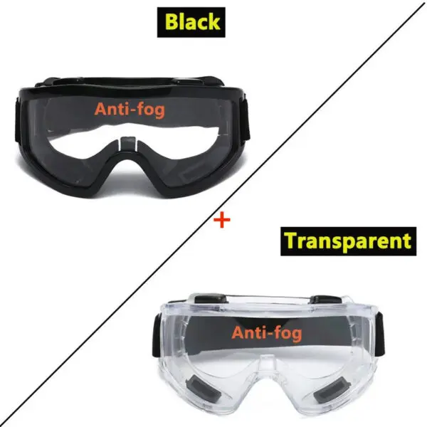 Safety Antifog Protective Goggles Safe Anti-Splash Wind-Proof Work Glasses Industrial Research Lab Cycling Riding Clear Goggles - Image 11