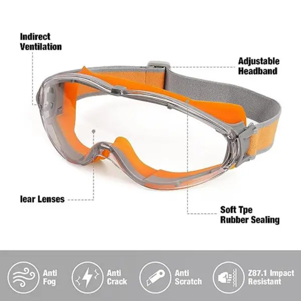 Safety Glasses Protective Goggles Anti-UV Waterproof Tactical Sport Eyewear Eye Protection Glasses Riding Skiing - Image 2