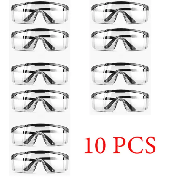 2/10Pcs Anti-Splash Work Safety Glasses Eye Protecting Lab Goggles Protective Industrial Wind Dust Proof Goggles Cycling Glasses - Image 8