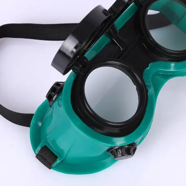 Protective Clamshell Welding Protective Glasses Anti-glare Anti-shock Double-layer Glass Double-turn Labor Protective Goggles - Image 3