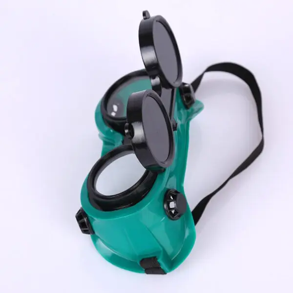 Protective Clamshell Welding Protective Glasses Anti-glare Anti-shock Double-layer Glass Double-turn Labor Protective Goggles - Image 5