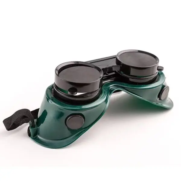 Protective Clamshell Welding Protective Glasses Anti-glare Anti-shock Double-layer Glass Double-turn Labor Protective Goggles - Image 6