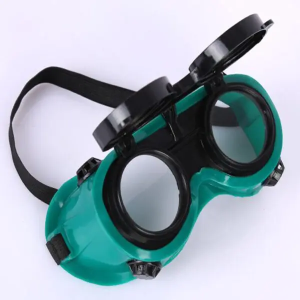Protective Clamshell Welding Protective Glasses Anti-glare Anti-shock Double-layer Glass Double-turn Labor Protective Goggles - Image 7