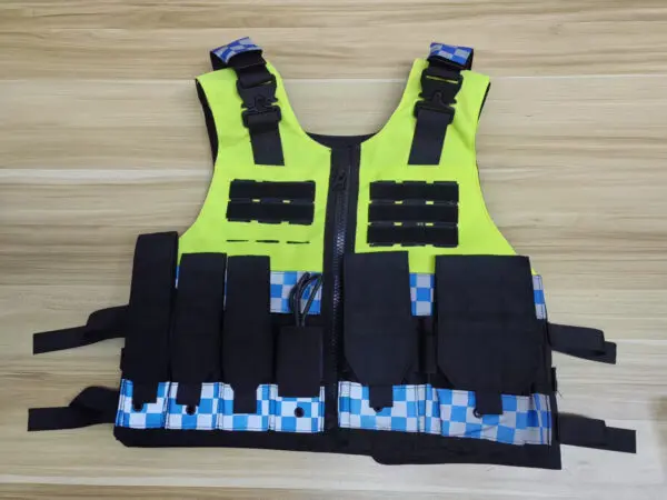 Fluorescent Armor Raccoon Patrol Reflective Men's Tactical Vest Quick Reaction Combat Vest Anti Stab Clothing - Image 3