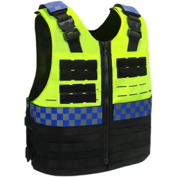 Fluorescent Armor Raccoon Patrol Reflective Men's Tactical Vest Quick Reaction Combat Vest Anti Stab Clothing - Image 6