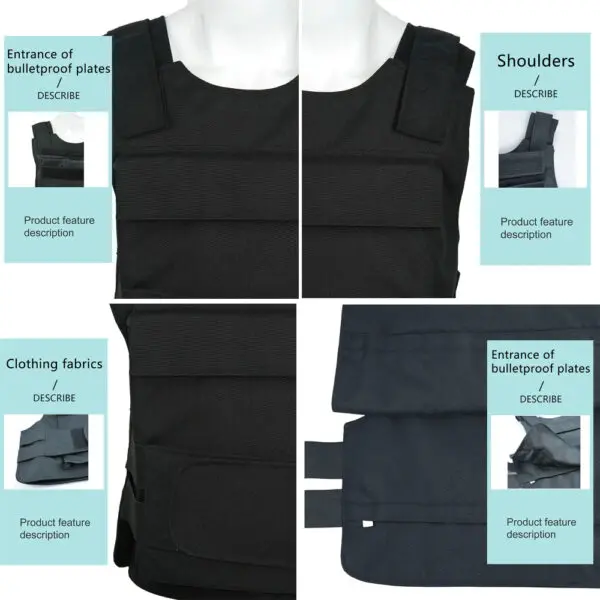 Tactical Stab Vest Inner Vest Soft (only The Vest Can't Block Bullets) Riot Gear Stab-proof Clothing Stab-proof Promotion - Image 2