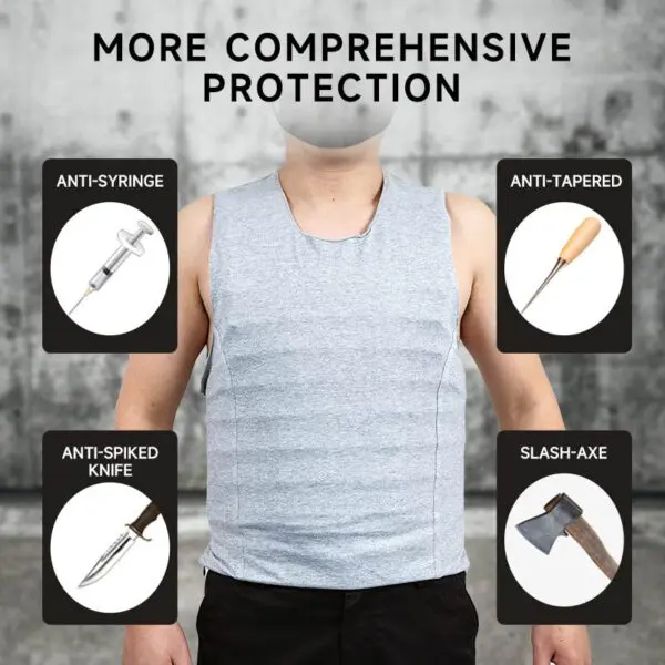 stab proof vest for men security stab proof security vest anti stab vest security anti stab and cut jacket stab proof armor - Image 3