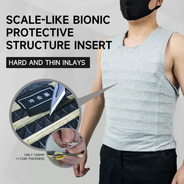 stab proof vest for men security stab proof security vest anti stab vest security anti stab and cut jacket stab proof armor - Image 4