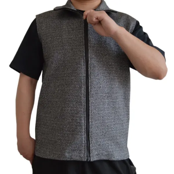 Level 5 Anti-Cut And Anti-Stab Zipper Vest Suitable For Door Guards, Security Patrols, Duty Uniforms, Convenient And Loose Prote - Image 2
