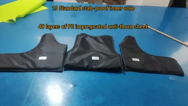 Fluorescent Yellow PE Anti-stab Tactical Vest Duty Reflective Clothing Multi-functional Training Clothing Breathable Comfortable - Image 11