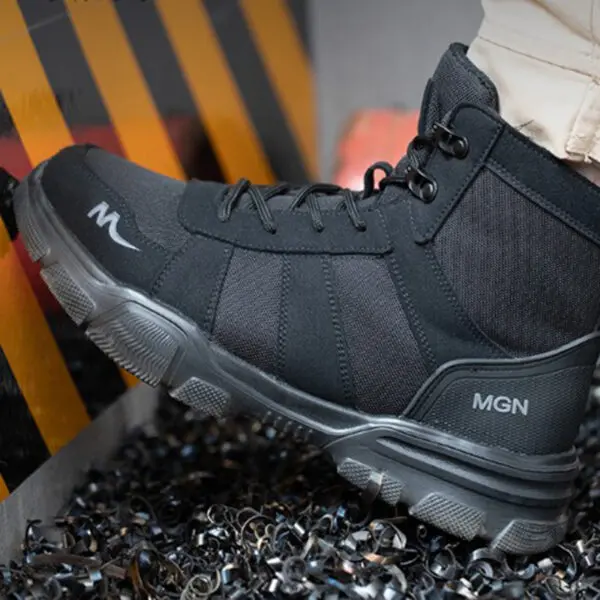 Work Boots Indestructible Safety Shoes Men Steel Toe Shoes Puncture-Proof Sneakers Women Non Slip Work Shoes Male Tactical Boots - Image 4