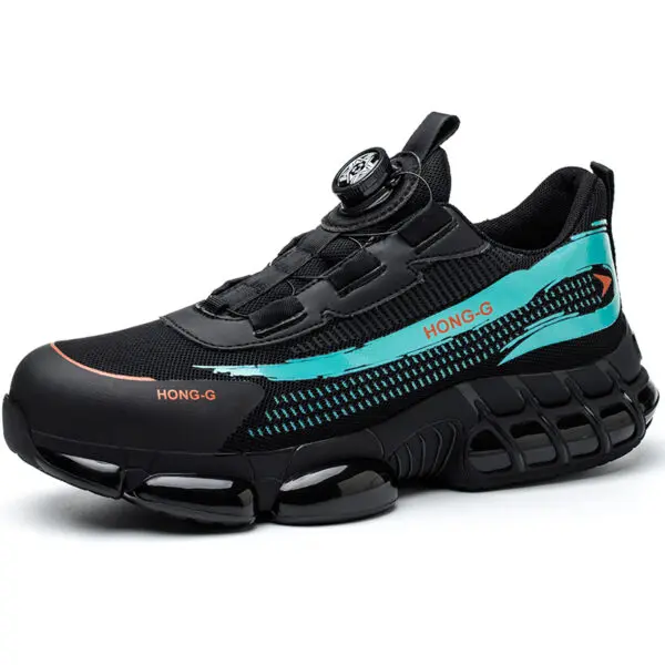 Men Sport Safety Shoes Air Cushion Work Sneakers Anti-Puncture Breathable Work Shoes Boots Men Women Steel Toe Shoes Lightweight - Image 11
