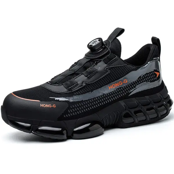 Men Sport Safety Shoes Air Cushion Work Sneakers Anti-Puncture Breathable Work Shoes Boots Men Women Steel Toe Shoes Lightweight - Image 12