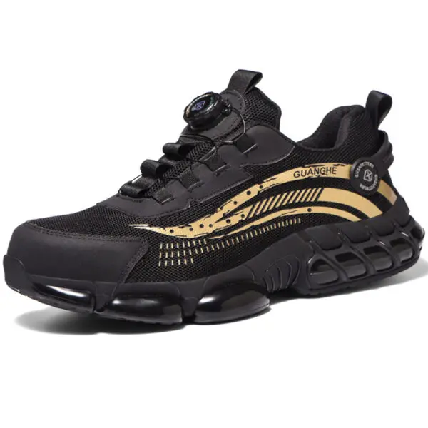 Men Sport Safety Shoes Air Cushion Work Sneakers Anti-Puncture Breathable Work Shoes Boots Men Women Steel Toe Shoes Lightweight - Image 14