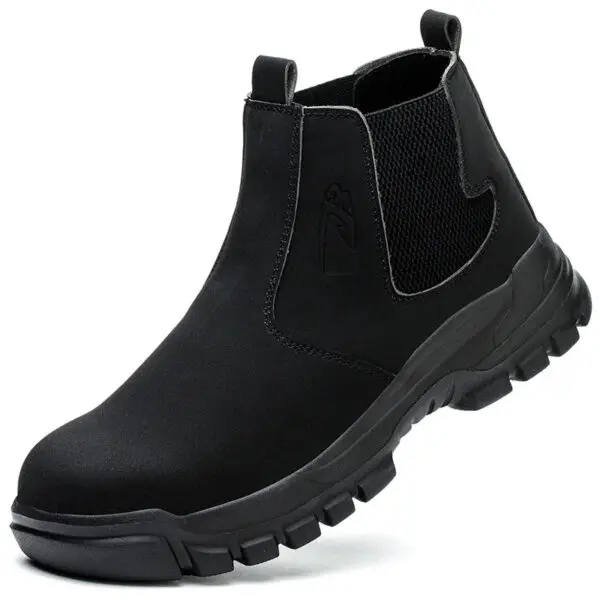 Waterproof Safety Wrok Boots For Men Steel Toe Cap Lightweight Indestructible Industry Chelsea Boots Puncture-Proof Footwear - Image 8