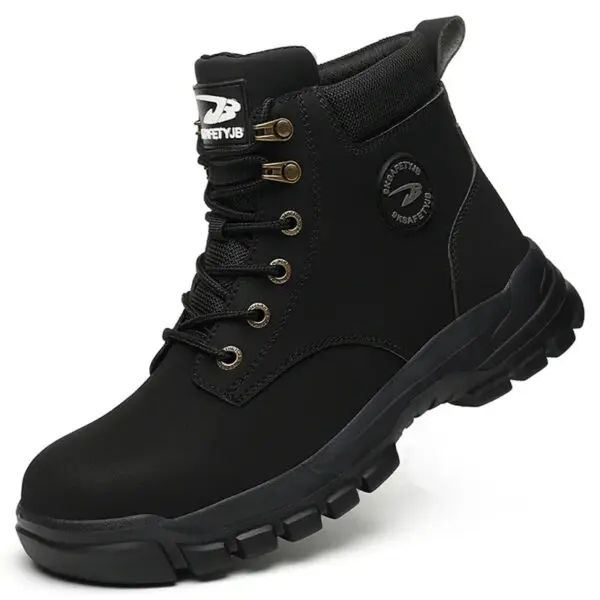 Waterproof Safety Wrok Boots For Men Steel Toe Cap Lightweight Indestructible Industry Chelsea Boots Puncture-Proof Footwear - Image 9