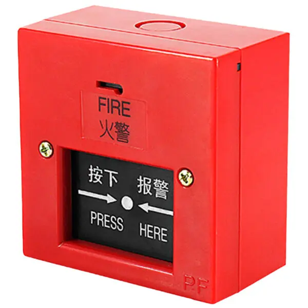 4 Inch Manual Call Point Fire Alarm Resettable Pull Station Metal Fire Control AC 220V Internal Strike Alarm Bell 100db - Image 5
